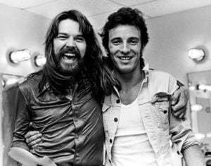 Ladies and gentlemen, Mr. Bob Seger and Mr. Bruce Springsteen