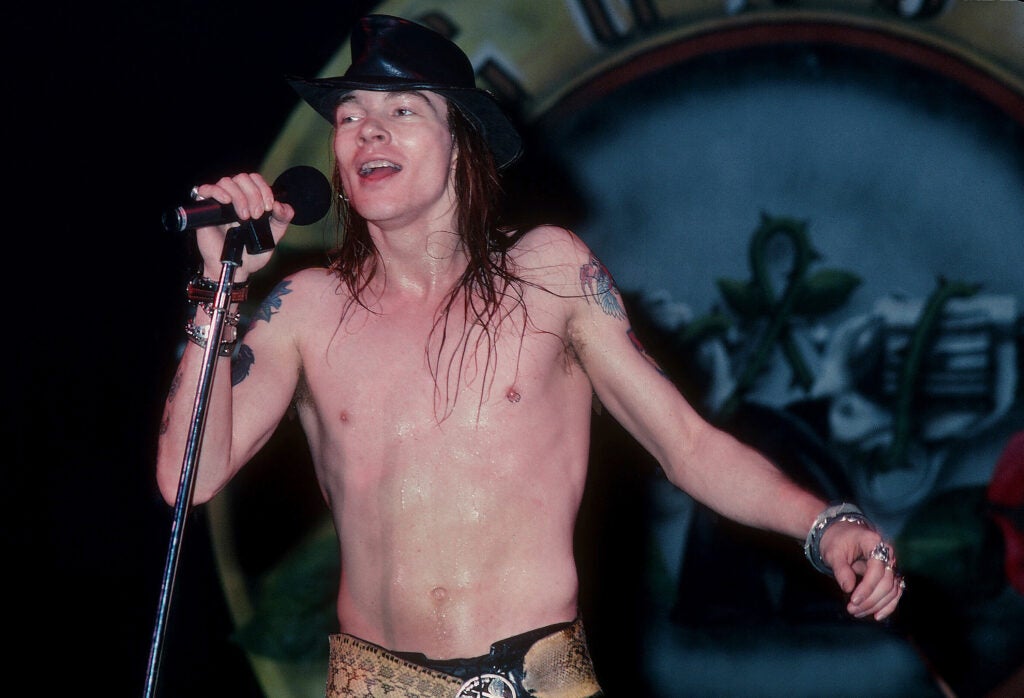 Axl Rose of Guns 'N' Roses - 1988 The State Theatre