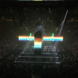 WCSX listener, Todd Gilbert caught this moment for Roger Waters!