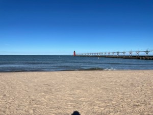 View from South Beach in South Haven