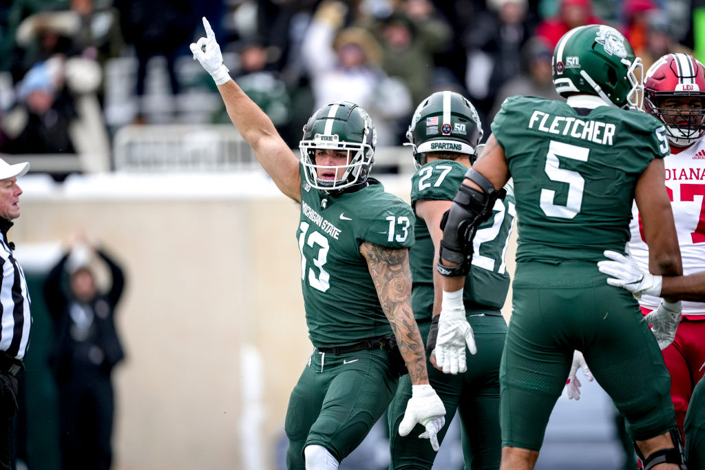  Michigan State vs Michigan for the Paul Bunyan trophy