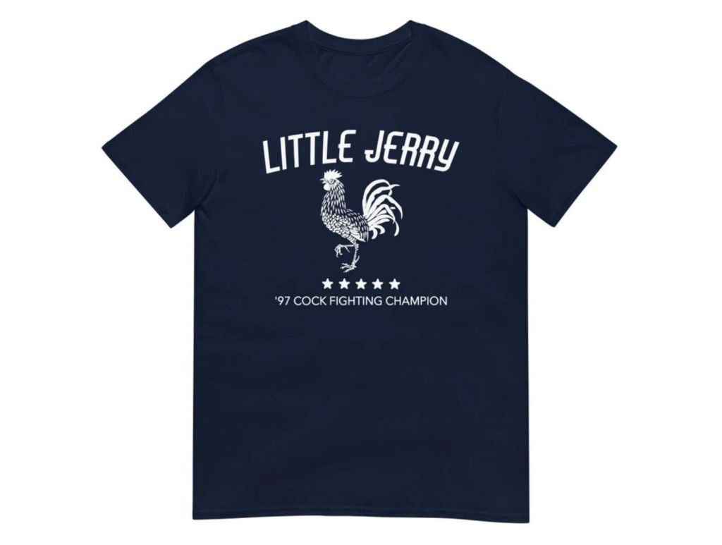 little jerry cock fighting champion seinfeld shirt