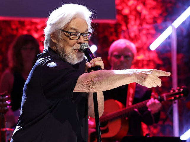 Bob Seger on stage in 2023