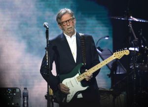 Eric Clapton performs on stage during Music For The Marsden 2020 Clapton is also one of the rockstars that don't drink.