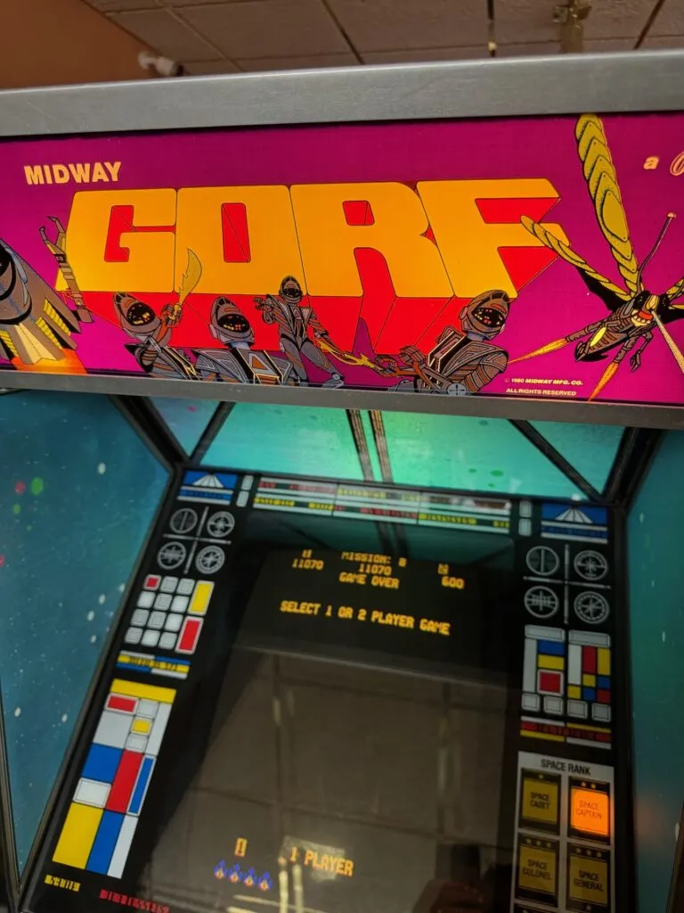 Gorf arcade game in Brighton, Michigan