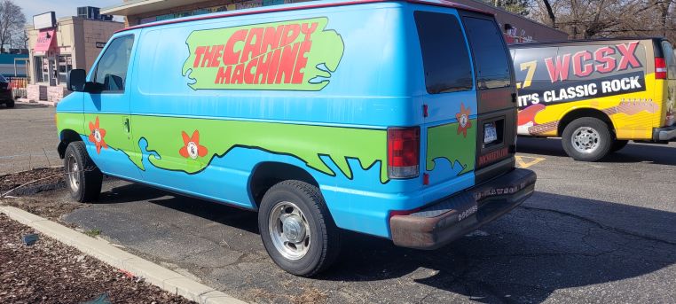 The Candy Machine Van at Doc Sweets... one of our favorite Clawson shops!