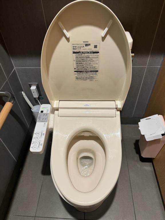 Bidet toilet inside of a Tokyo McDonald's.